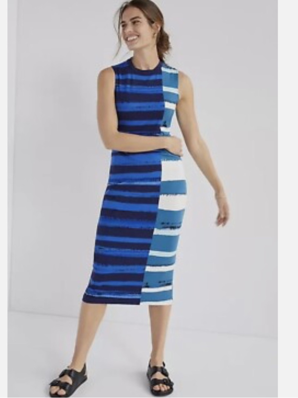 Anthropologie Corey Lynn Calter stripped dress - Picture 2 of 10